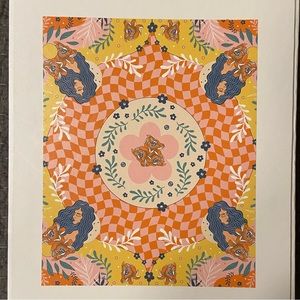 Women with trippy background 500 piece Jiggy puzzle